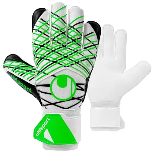 uhlsport Classic Soft Advanced Torwarthandschuhe für Kinder und Herren - Torwarthandschuhe mit herausragendem Grip dank SOFT-Latex und innovativem Schnitt für maximale Fangsicherheit. Atmungsaktives Material für hohen Tragekomfort.