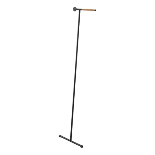 Yamazaki Anlehngarderobe Garderobenständer schwarz - Kleiderständer aus robustem Metall, ideal zum Anlehnen an die Wand und spart Platz in jedem Raum.