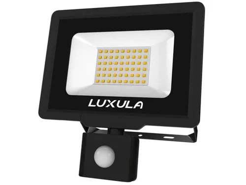 LUXULA LED-Fluter mit Bewegungsmelder 50W, 5000lm - Strahler, Flutlichter – Hochwertiger LED-Fluter mit IP65 Schutzklasse, ideal für Innen- und Außenbereiche. Bewegungsmelder mit 350° Erfassungsbereich sorgt für automatische Beleuchtung bei Bedarf.