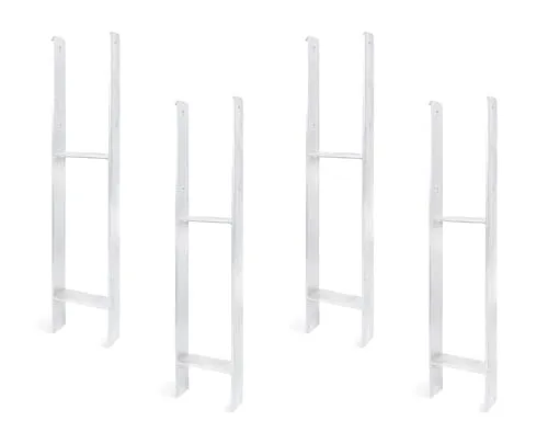 Alberts 4xH-Anker Pfostenträger für Carports - verzinkt 800 mm - Robuster Pfostenträger zur stabilen Befestigung von Carports. Mit europäischer Technischer Zulassung für höchste Qualität. Ideal für langlebige Konstruktionen im Garten.