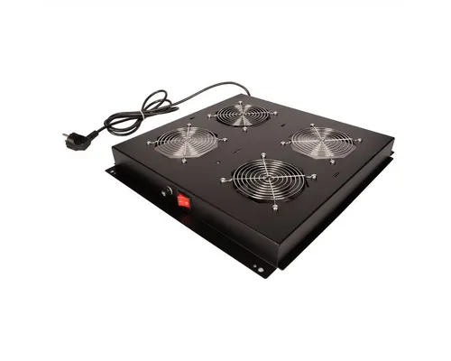 ROLINE 19 Zoll Dachlüftereinheit mit 2 Lüftern ON/OFF - 19