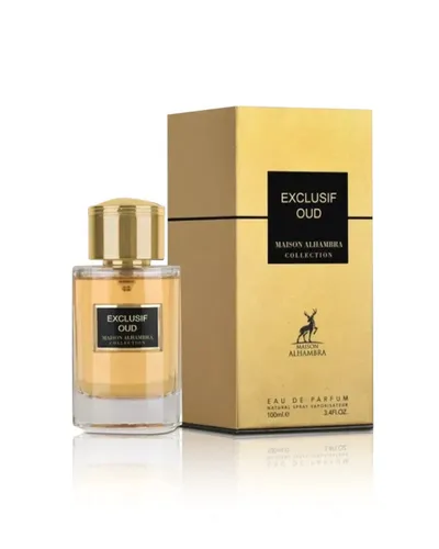 Maison Alhambra Exclusif Oud – Eau de Parfum (100 ml) - Unisex Duft mit intensiven Oud-Noten, perfekt für besondere Anlässe und unvergessliche Momente.