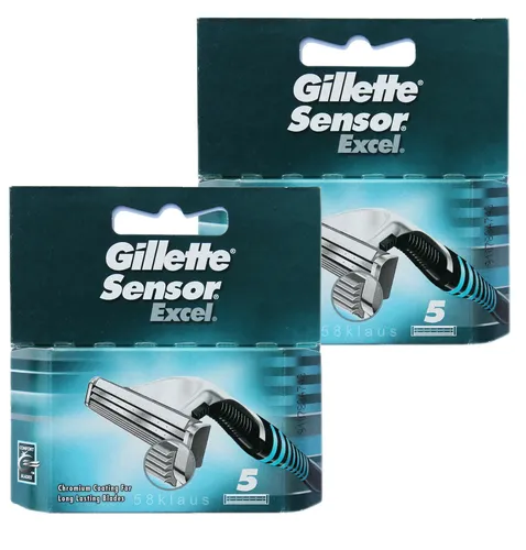 Gillette Sensor Excel Systemklingen 10er