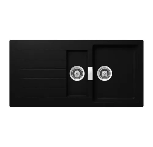 Schock Signus D-150-U Granitspüle mit Ablauffernbedienung - Sanitäranlagen & Zubehör, hochwertige Cristadur-Oberfläche, elastisch und bruchfest für langlebige Nutzung und einfache Reinigung.