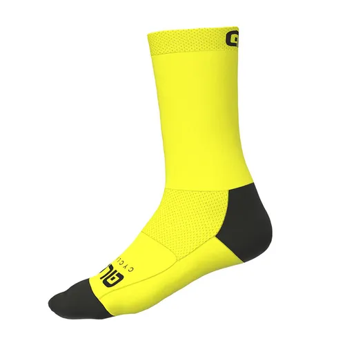 Alé Klassische Fahrradsocken - TEAM - Gelb M