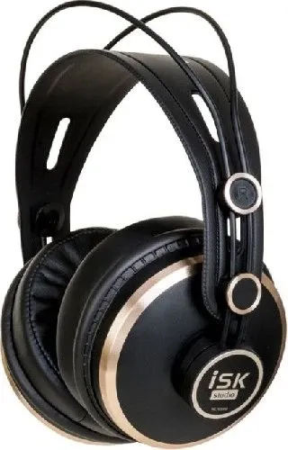 ISK HD9999 Over-ear Headset Schwarz-Gold von Lemail wig