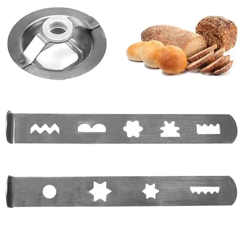 Spritzgebäckvorsatz Gebäckvorsatz,3 Stück Gebäckvorsatz Edelstahl,Spritzgebäckaufsatz für Fleischwolf,8 Formen Spritzgebäckvorsatz Zubehör Kekszubehör für Fleischwolf Küchenmaschine