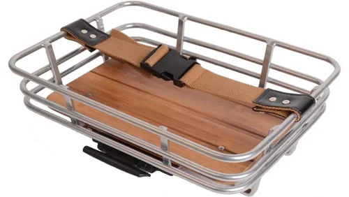 AtranVelo Fahrradkorb Atran Velo Fahrradkorb Epic Retro mit AVS Adapter Chrome 26,5x36,5x7cm