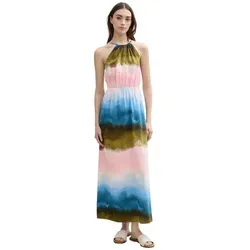 TOM TAILOR Denim Neckholderkleid mit Knopfverschluss in blau von Tom Tailor