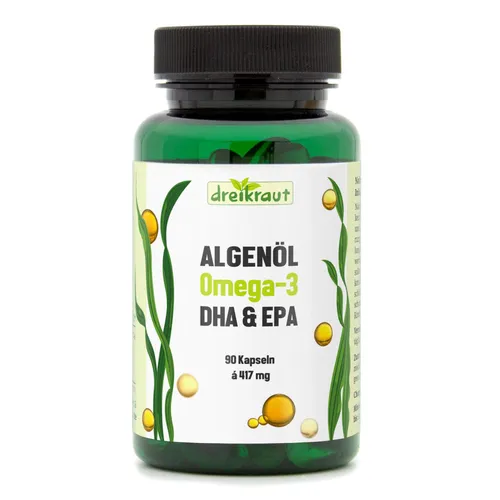 dreikraut®  Omega-3 Algenöl Kapseln