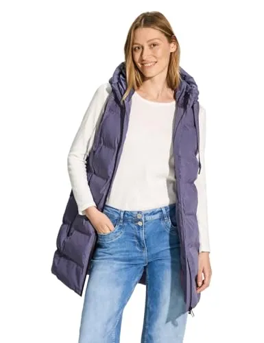Cecil Damen Lange Weste in lila von CECIL