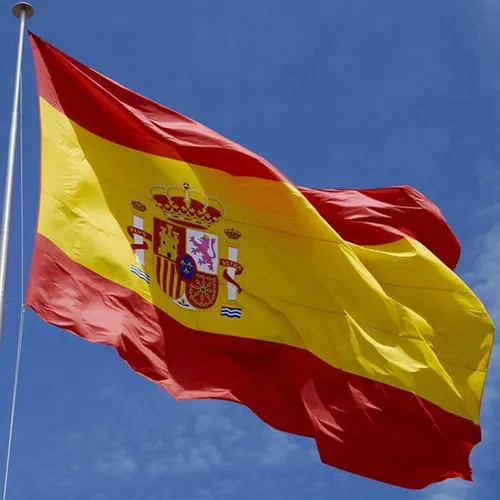 Fahne / Flagge Spanien Wappen 90 x 150 cm