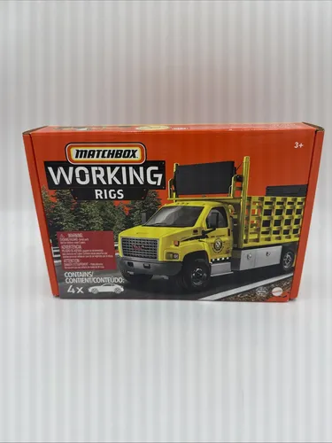 Matchbox Multipack 4 Baustellenfahrzeuge Neu & OVP