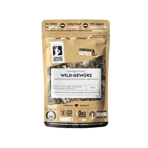 Bremer Gewürzhandel Wild-Gewürz, grob, Gewürzmischung für Wildgerichte, ideal für Reh & Wildgulasch, 10 x 75g