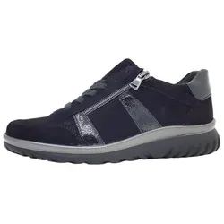 Semler Damen Sneaker Lena 27975-4, schwarz - Sportlicher Schnürer aus hochwertigem Leder mit perfekter Passform und bequemer Gummisohle. Ideal für den Alltag und optimalen Tragekomfort.