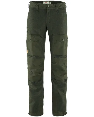 Fjällräven Värmland Wool Outdoorhose - Die Värmland Wool Outdoorhose von FJÄLLRÄVEN kombiniert strapazierfähiges G-1000® Silent Eco Material mit recycelter Wolle für optimalen Wetterschutz und hohe Bewegungsfreiheit. Ideal für Outdoor-Aktivitäten.