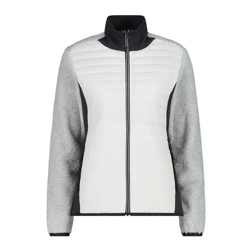 CMP Woman Jacket Hybrid alluminio (U433) 42 - Damen Isolationsjacke für Skitouren, mit innovativem Gittergewebe für optimale Wärme- und Feuchtigkeitsregulation. Ideal für kalte Temperaturen, leicht und komfortabel.