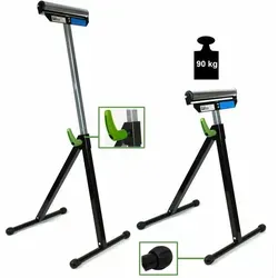 Rollenbock Klappbock bis 90 kg - stufenlos höhenverstellbar - Werkbänke mit klappbarem Rollenbock, stufenlos höhenverstellbar von 67 - 109 cm, ideal für flexible Einsatzmöglichkeiten und mühelose Montage.
