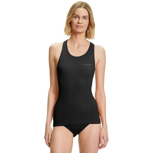 Falke Damen Top Ultralight Cool black - M - Sportunterwäsche für Damen, extrem leicht mit schnelltrocknenden Eigenschaften für ein kühles, trockenes Tragegefühl. Ideal für aktive Frauen, die Komfort und Bewegungsfreiheit bei jeder Intensität suchen.