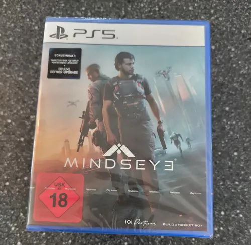 MindsEye - Action Adventure Videospiel für PS5 - Genre: Action & Abenteuer, USK ab 18, PS5 Pro optimiert mit Netzwerkfunktionen und Trigger-Effekt für ein intensives Spielerlebnis.