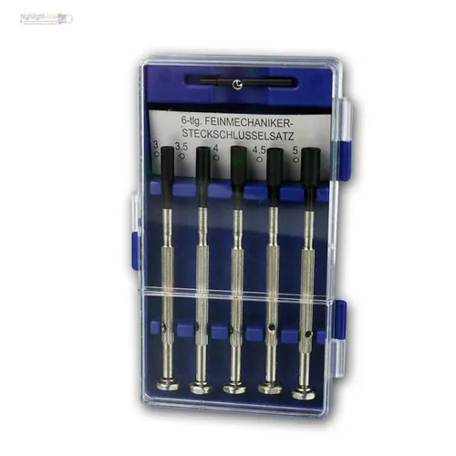 Mannesmann Feinmech.-Steckschl.-Satz 6-tlg., M 1135-6