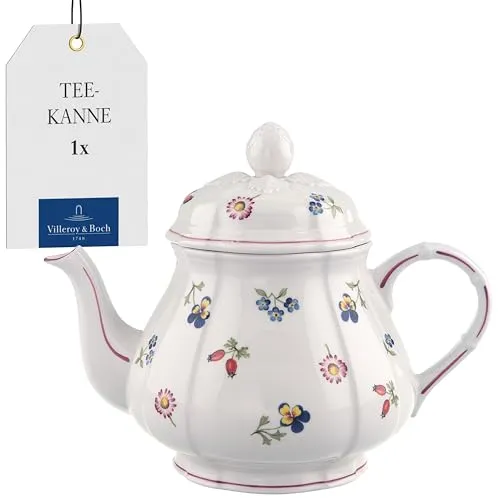 Villeroy & Boch Teekanne Petite Fleur - Teekocher mit elegantem Design und floralem Muster, ideal für stilvolle Teestunden.