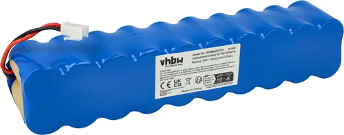 vhbw Akku kompatibel mit Rowenta RH8770WU/2D1, RH877101/2D1, RH877101/8M0 Staubsauger Home Cleaner Heimroboter (3000mAh, 24V, NiMH)