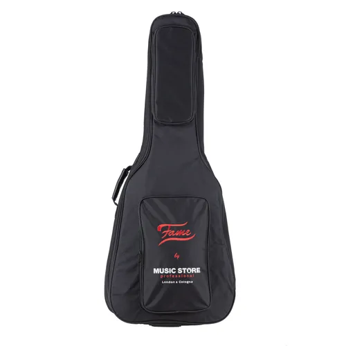 Fame Gigbag Western Guitar Deluxe - Robuste Gitarrentasche für Westerngitarren mit 20 mm Polsterung, wasserabweisend und ideal für sicheren Transport zur Probe oder Unterricht.