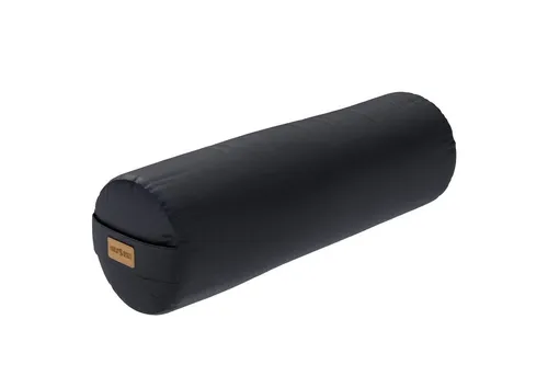 GORILLA SPORTS Yoga Bolster Yogakissen Ø20cm - Faszienrollen, waschbar und mit Dinkelfüllung für optimalen Komfort und Unterstützung einer gesunden Haltung beim Yoga und Pilates.