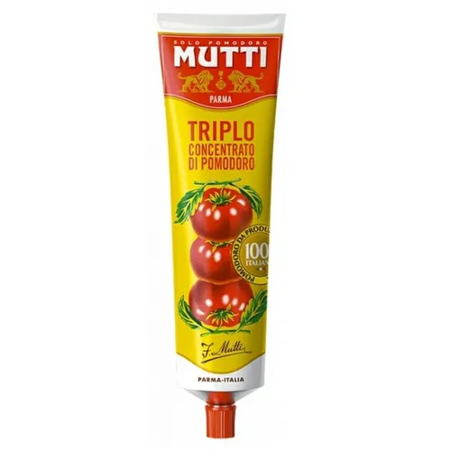Tomatenkonzentrat Triplo 180g - Mutti - Saucen: Intensiv im Geschmack, ideal für die Zubereitung von köstlichen Pastasaucen und italienischen Gerichten.
