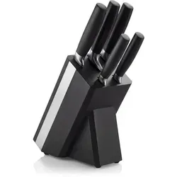 Arendo Messerblock 5-teilig mit ergonomischen Edelstahl-Messern