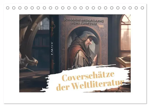 Silvia Siebler-Ferry | Coverschätze der Weltliteratur (Tischkalender 2026 DIN...