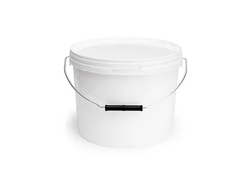 Garronda Putzeimer Eimer mit Deckel Weiß GD-0071, 20-tlg. Set - Vielseitige Putzeimer für Lebensmittel und Chemikalien, ideal für die Küche oder Garage, lebensmittelecht und auslaufsicher für sichere Lagerung.