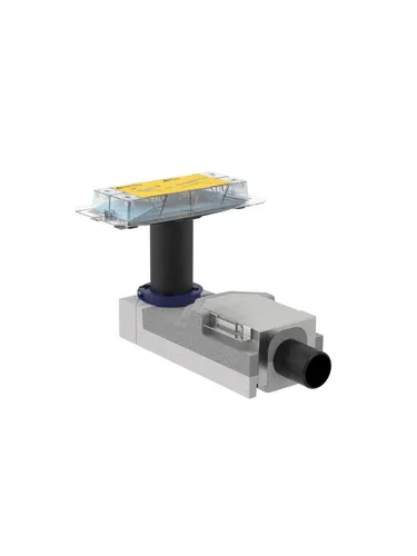 Geberit Duschrinne CleanLine Rohbauset 154150001 - Sanitärinstallation für Fußbodenaufbauten ab 90 mm, mit Dichtvlies zur einfachen Abdichtung und hoher Ablaufleistung von bis zu 48 Litern pro Minute.