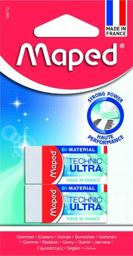 Gumka Maped Mini Technic Ultra 2 sztuki blister Maped 3154141067129