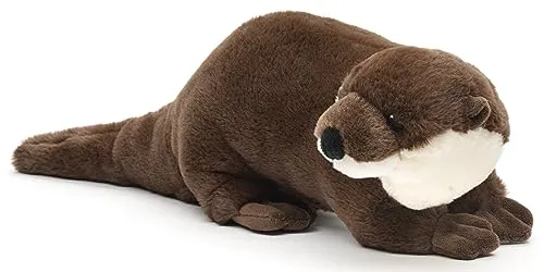 Uni-Toys Kuscheltier Otter - 26 cm Plüsch - Kuscheltiere, 100 % aus recyceltem Material gefertigt, ideal für umweltbewusste Familien, waschbar bis 30 °C und perfekt für Kinder ab Geburt.