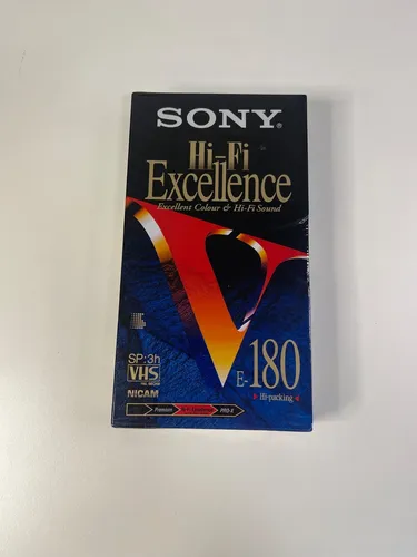 Sony E-180 V Excellenc - VHS - Video Kassette - Leerkassette - NEU/OVP