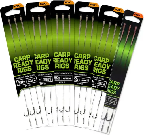 FOX EOS Wide Gape Barbless Ready Rigs - Underline