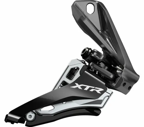 SHIMANO XTR FD-M9100 Umwerfer 2x12 - Hochwertiger Direkt-Mount Kettenumwerfer für 12-Gang-Systeme, ideal für Mountainbikes und Rennräder. Leichtes Aluminium-Design mit nur ca. 88g für optimale Performance.