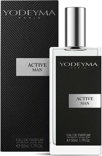 YODEYMA Parfum Active Man - Eau de Parfum für Herren 50 ml - Eau de Parfum mit frisch-fruchtigen Akkorden, ideal für abenteuerlustige Männer. Belebender Duft mit Ananas, Patchouli und Eichenmoos.