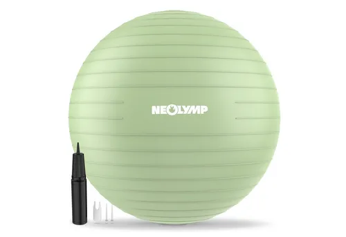 NEOLYMP Gymnastikball Sitzball Büro ergonomisch in 3 Größen S/M/L - bis 300 kg belastbar (Yoga Ball für Homeoffice, Core Training & Balance), Pilates Ball rutschfest & anti burst - Pezziball, Schwangerschaftsball