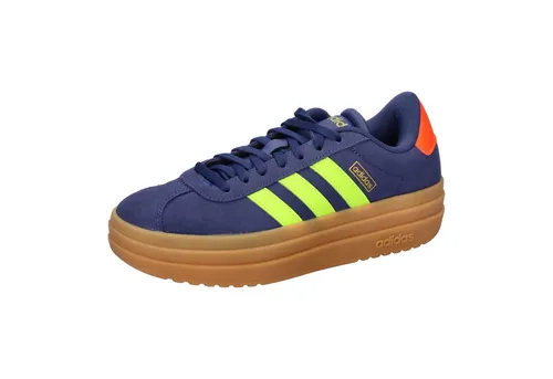 adidas Damen VL Court Bold Shoes - Dunkelblau, 38 2/3 EU - Damen-Sneaker mit Obermaterial aus Leder, ideal für einen sportlichen Look und optimalen Tragekomfort.