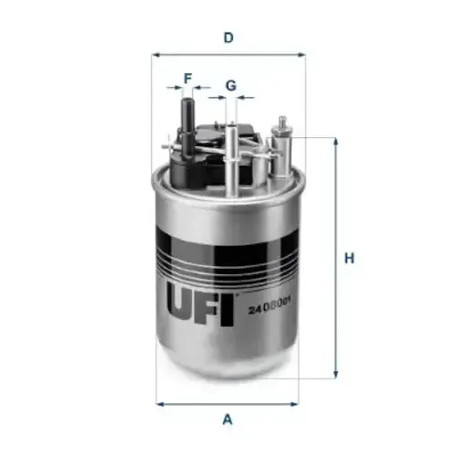 UFI Kraftstofffilter 24.080.01 von UFI