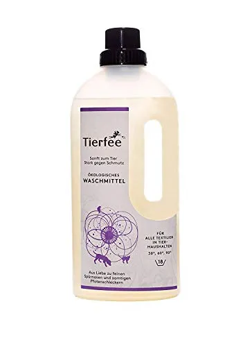 Tierfee Ökologisches Waschmittel für Tierliebhaber - 1 Liter Flüssigkeit