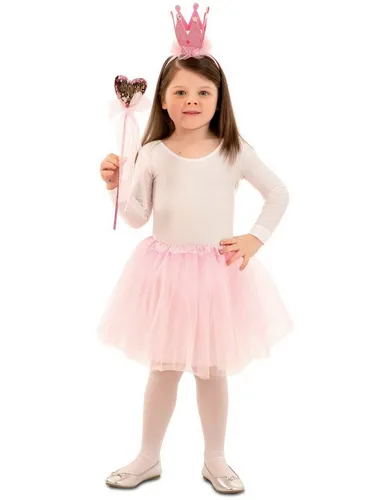 Metamorph Prinzessin-Kostüm Prinzessin Set - Karneval Faschingskostüm Kinder, Rock, Krönchen, Zauberstab: fertig ist die bezaubernde Prinzessin!