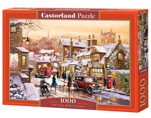 Puzzle 1000 Teile Vintage Winterland von CASTORLAND von Castorland