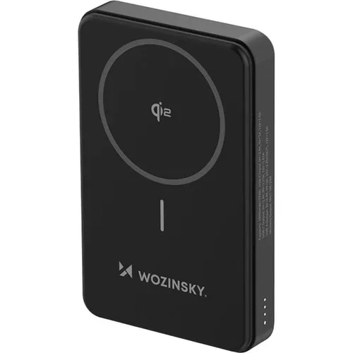 Wozinsky Powerbank WLWP-10KA0Y3S - 10000 mAh mit Ständer - Powerbank mit 22,5W PD und Qi2, ideal für unterwegs und bietet praktischen Ständer für bequemes Laden.