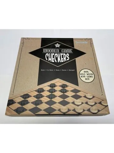 Hobby Mate Træspil Dam 28.5*28.5cm.