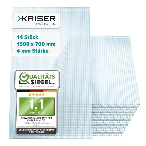KAISER plastic Xtra-Strong Gewächshausplatten