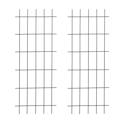 Rankgitter Blumengitter - Robustes Pflanzenspalier für Garten und Balkon - Spaliere aus stabilem Stahl, 150 cm hoch und ideal für Rosen und Wein, sorgen für eine schöne Begrünung und bieten Pflanzen Halt.